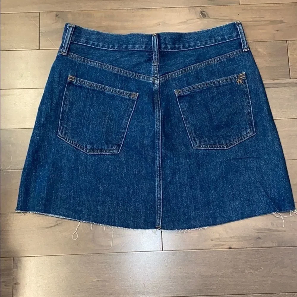 NWOT Madewell Rigid Denim A-Line Skirt - Sz 29